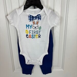 Koala Kids My First Easter Outfit Set, 0-3 mo Baby Bodysuit & Pants NWOT
